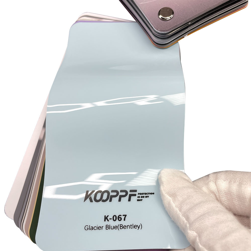 Glacier Blue Bentley TPU Color Paint Protection Film Car Foil Wrap 7.5mil K-067
