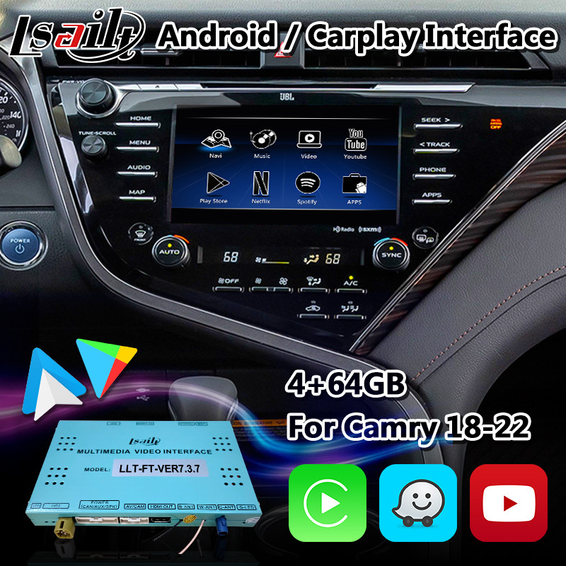Lsailt Android Interface Car Navigation Box Auto Wireless Carplay For Toyota Camry