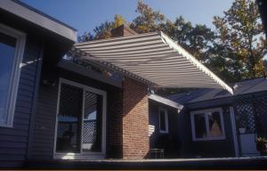 China Double Sides Balcony Retractable Awning For Sunshade Wind wholesale