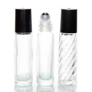 China Clear Mini Rollerball Bottles Refillable Roll On Bottle 10Ml wholesale