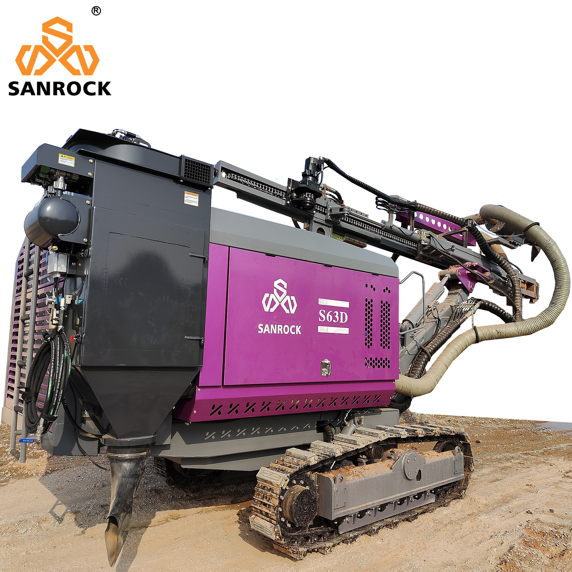 Borehole 30m Depth Crawler Drilling Rig Mining Hydraulic DTH Drilling Rig Equipment