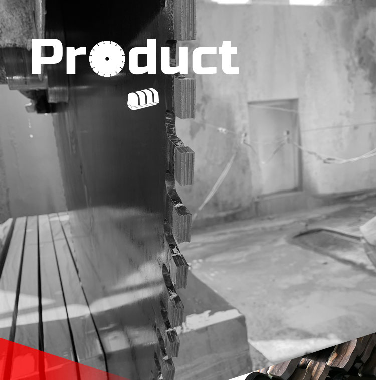 Sandwich Layer Segment Sandstone Stone Diamond Tips for Single Blade Machine 1200mm
