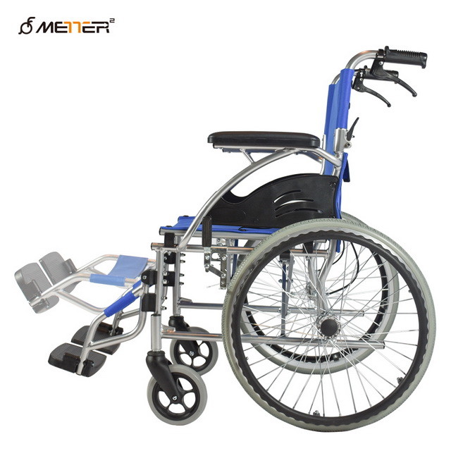 Manual Foldable Portable Lightweight Transport Wheelchair