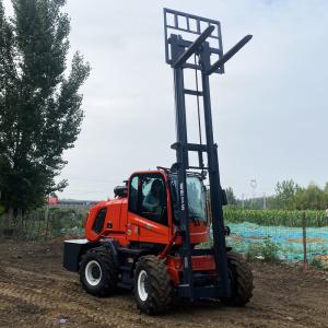 China Rough Terrain Telescopic Off Road Forklift 3m Small wholesale