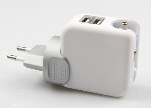 China Custom Max 2.1A Universal Power Plug Adapter With Car Charger 58*58*30MM wholesale