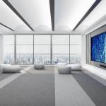 6.5mm 7mm Office Carpet Tiles Commercial Carpet Tiles For Hotel Bedroom