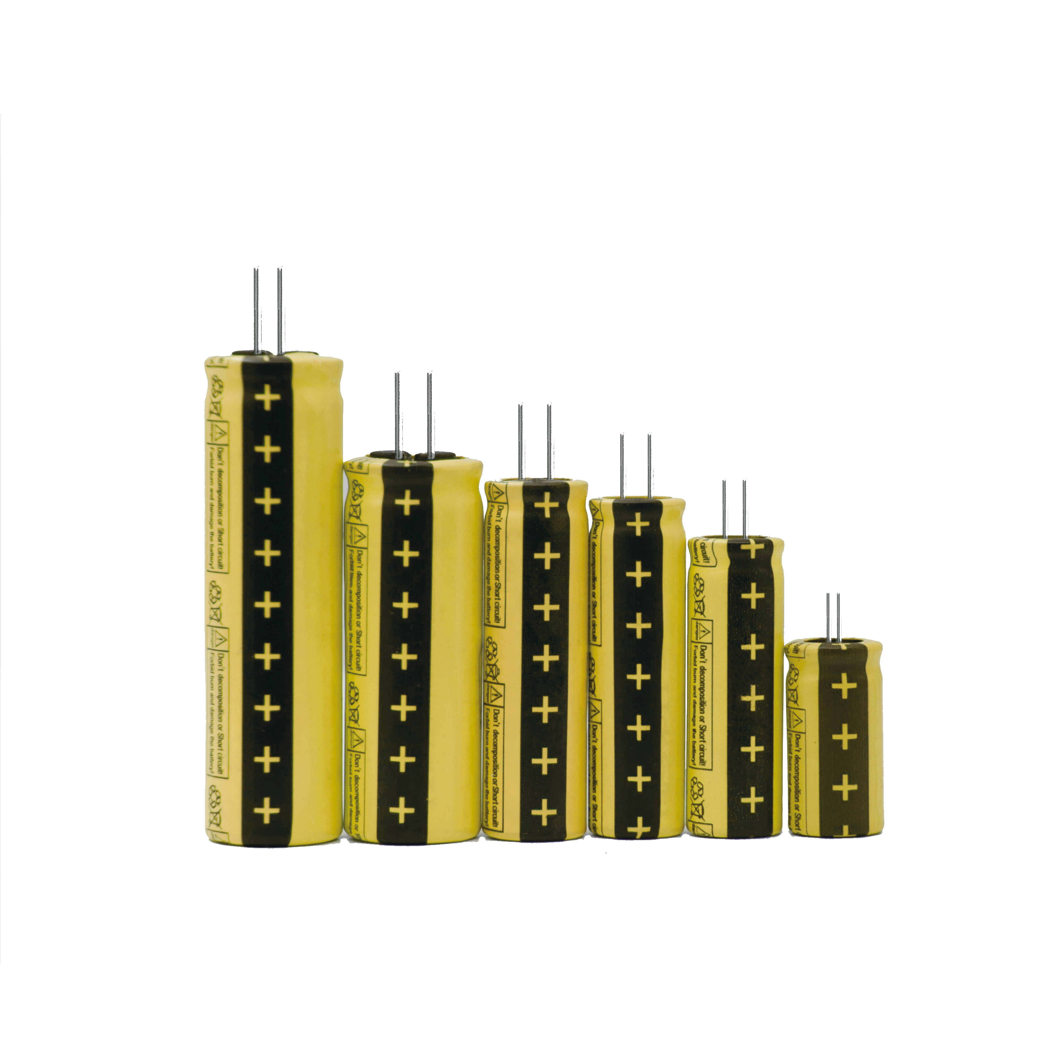 Low Temperature Performance LTO Cells 2.4V 1300mAh 1865 Lithium Titanate Battery