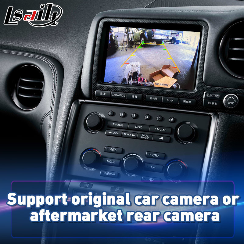 Lsailt 7 Inches Wireless Carplay Android Auto HD Screen for Nissan GTR R35 GT-R JDM 2008-2010