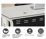 Eco-Friendly Office Furniture Freestanding Executive Computer Desk for Home and