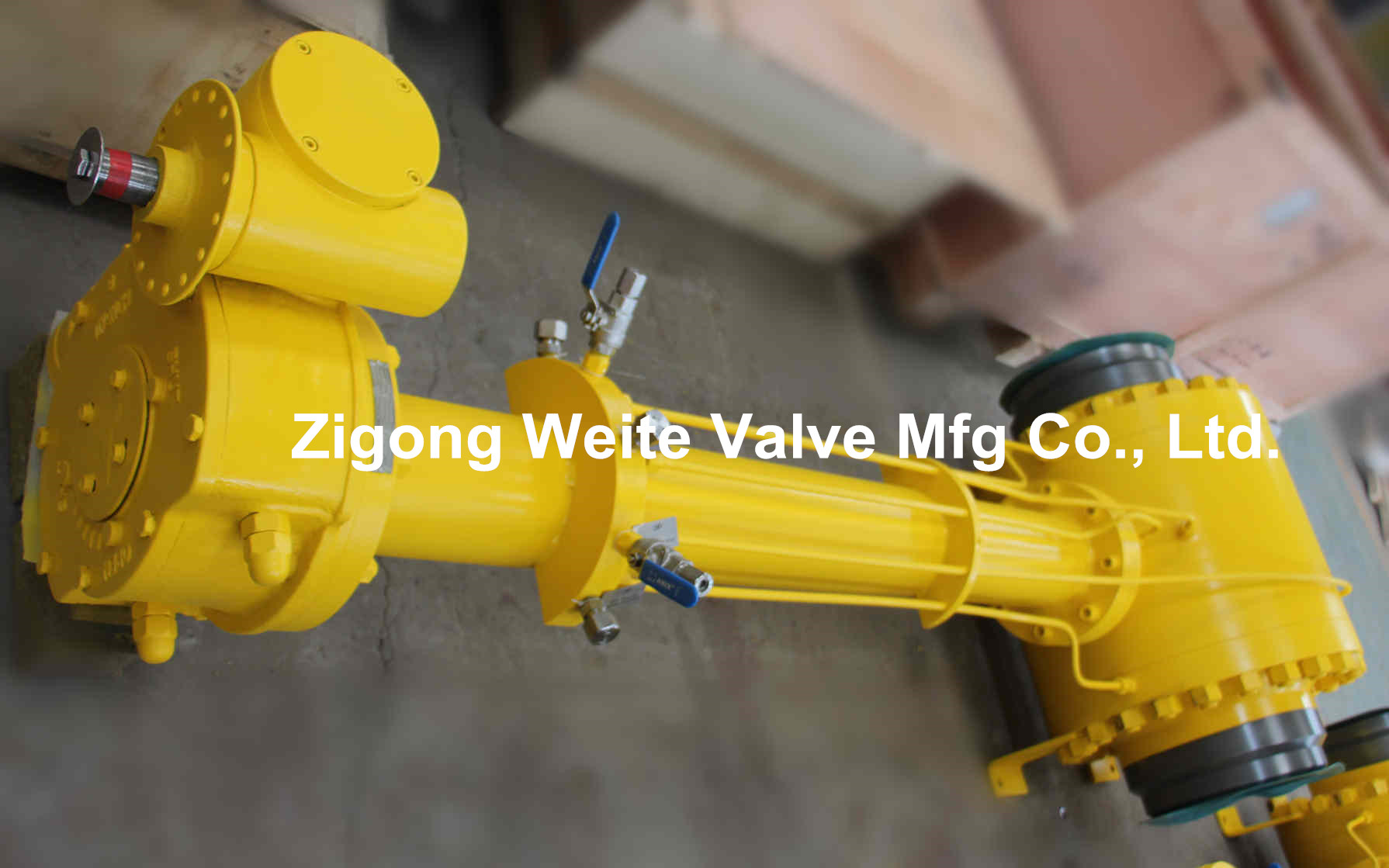 Underground Fully Welded Pipeline Ball Valve Forged Steel With Electrical Pneumatic Actuator
