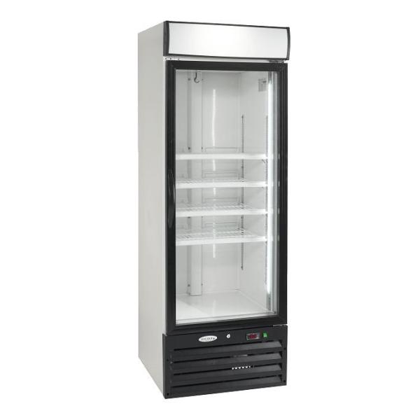 Auto Defrost Upright Glass Door Freezer , Single Glass Door Merchandiser