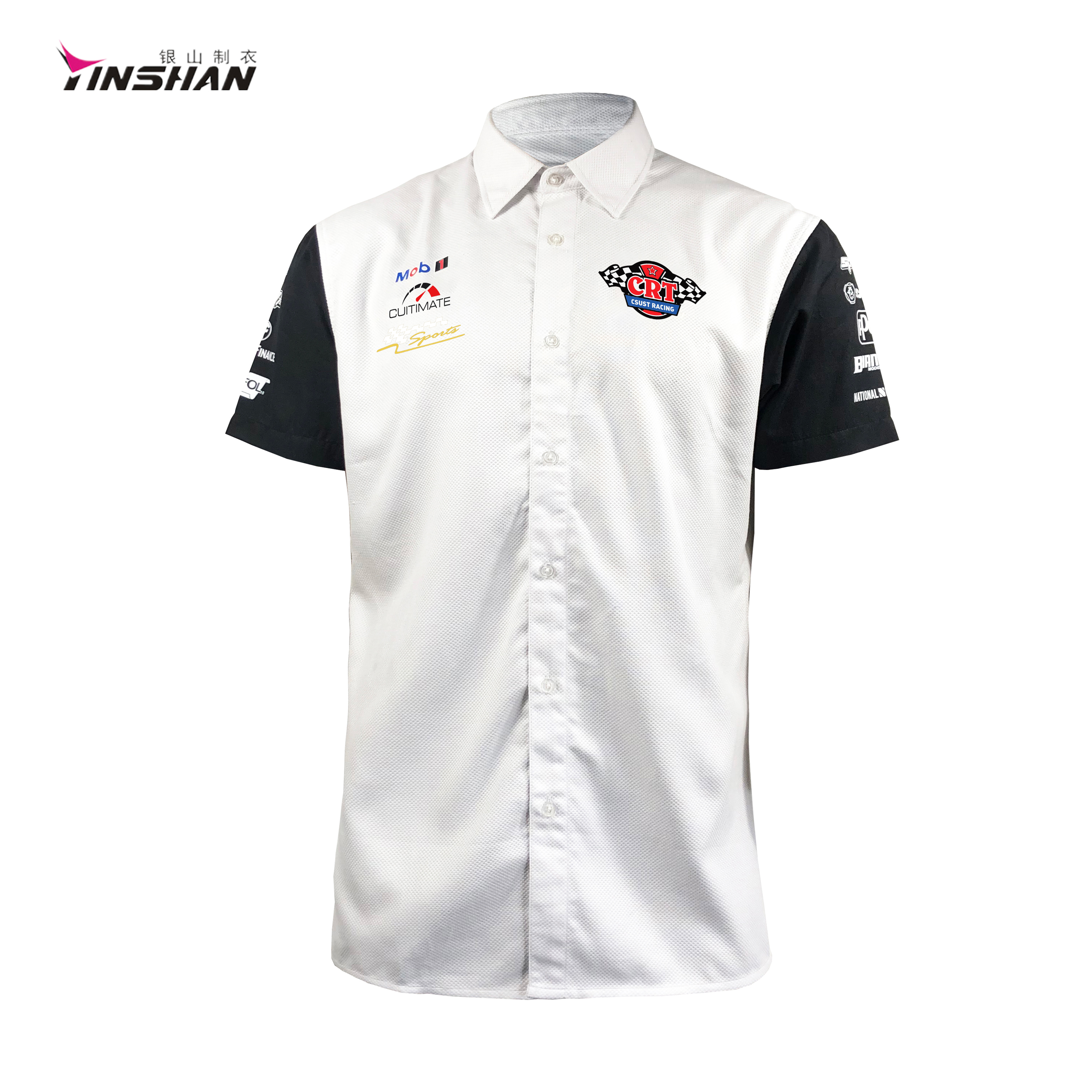 Quick Dry and Skin Friendly 100% Polyester Customized Logo E-Gaming Shirt for Unisex