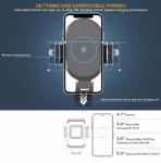 Automatic Clamping Wireless Car Charger For Iphone & Android
