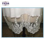 Fashion casual spaghetti strap girls lace slip mature women 100% cotton white