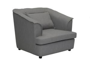 China Light Gray Linen Sofa / Simmons Upholstery Sofa Elegant Living Room Furniture wholesale