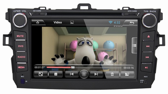Ouchuangbo Car GPS Navi DVD Android 4.2 for Toyota Corolla 2008-2011 Stereo Radio Player OCB-8812B