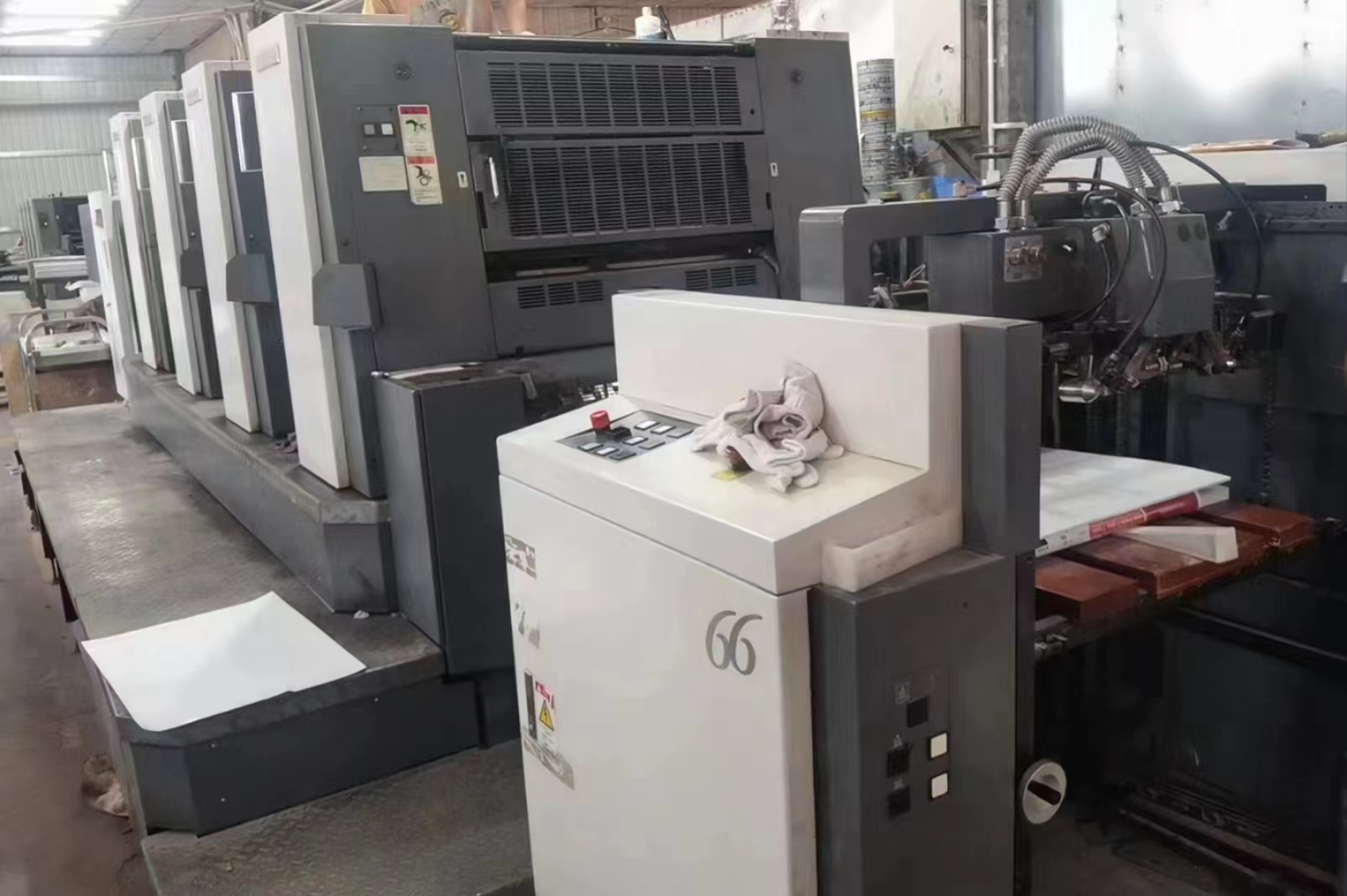 Professional Shinohara 664 Offset Printing Machine 27800 KG Size 9287*3100*2027mm
