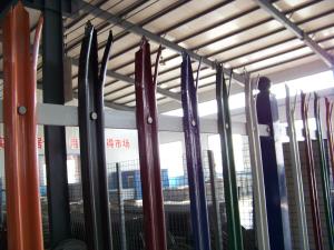 China 2.4m Metal Security Fencing / Galvanised Palisade Fencing W Section wholesale