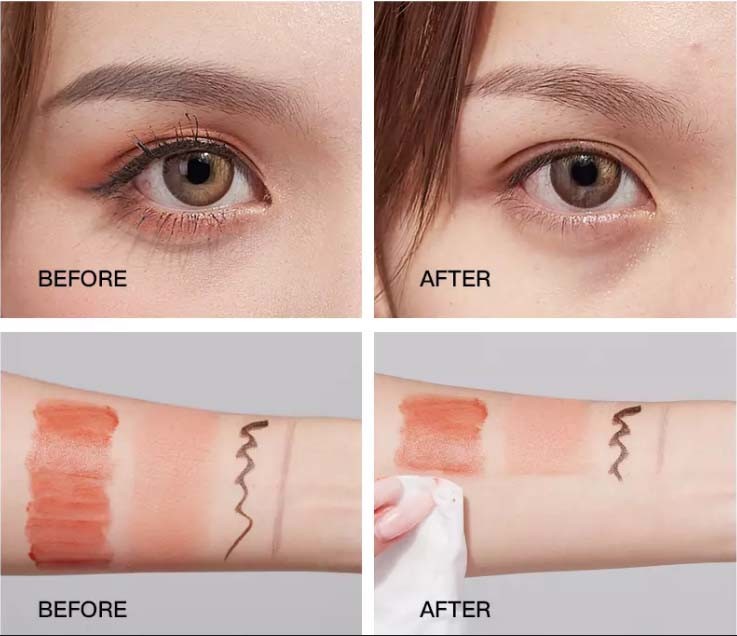 Alcohol Free Formula Cleansing Face Makeup Remover Wipes Fruit Fragrance
