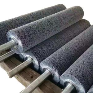 China Dupont Bristle Nylon Abrasive Roller Brushes For Wood Polishing wholesale