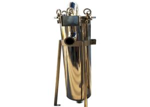China High Rate SS 304 Single Bag Filter Housing Mirror Polishing Removing Impurities wholesale