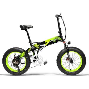 China 20 Inch Electric Fat Bike , Electric Powered Bicycles Adjustable Handlebar wholesale