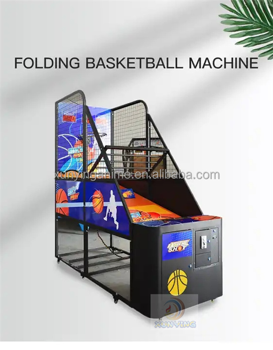 240V Coin Operated Electronic Arcade Basketball Machine Shooting Games