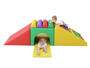 China Toddler Preschool Soft Play Playground Equipment Slide Steps Climbing wholesale