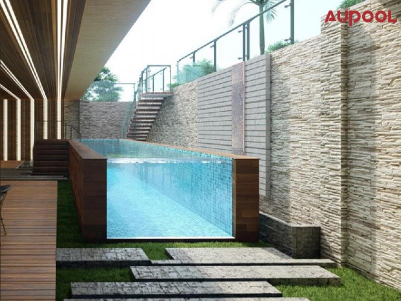 AP-2000 Prefabricated Pool for Above Ground Swimming in 20Ft 40Ft Shipping Container
