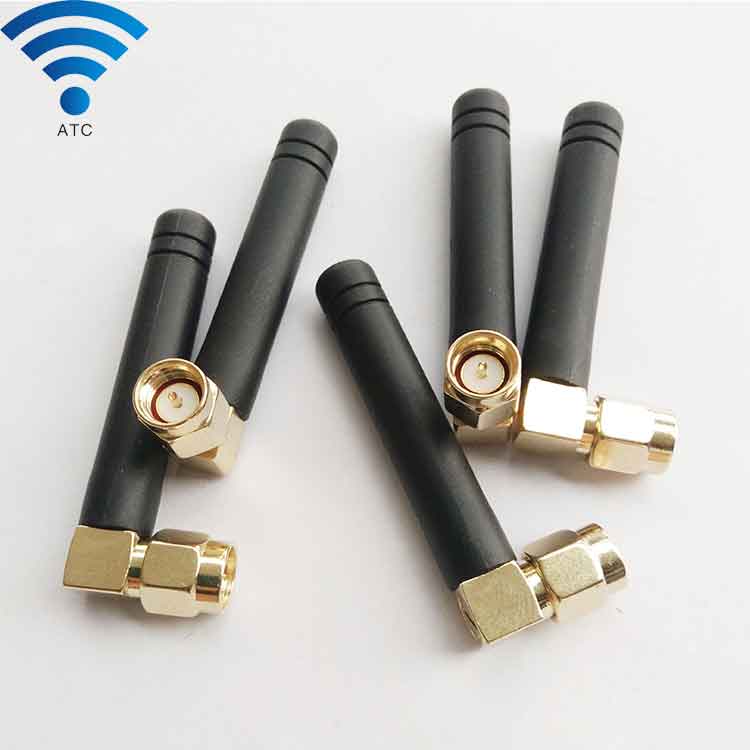 433mhz GSM SMA Right Angle WiFi Antenna with Ipex Cable