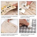 TRAVEL JEWELRY STORAGE BOX LARGE JEWELRY STORAGE BOOK BAG PORTABLE FOLDABLE