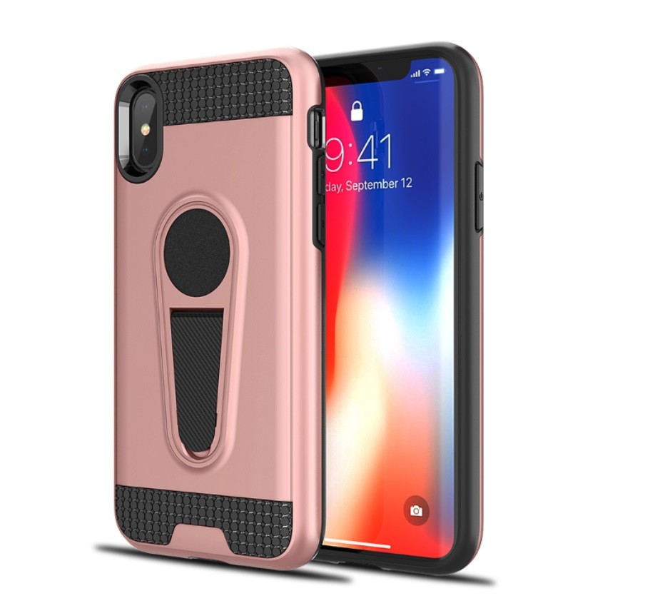 Wang PC+TPU Armor Case with with Kickstand Car Magnetic Absorption Function for Samsung S8 S8 Edge Note8 J5 2017 J7 Prim