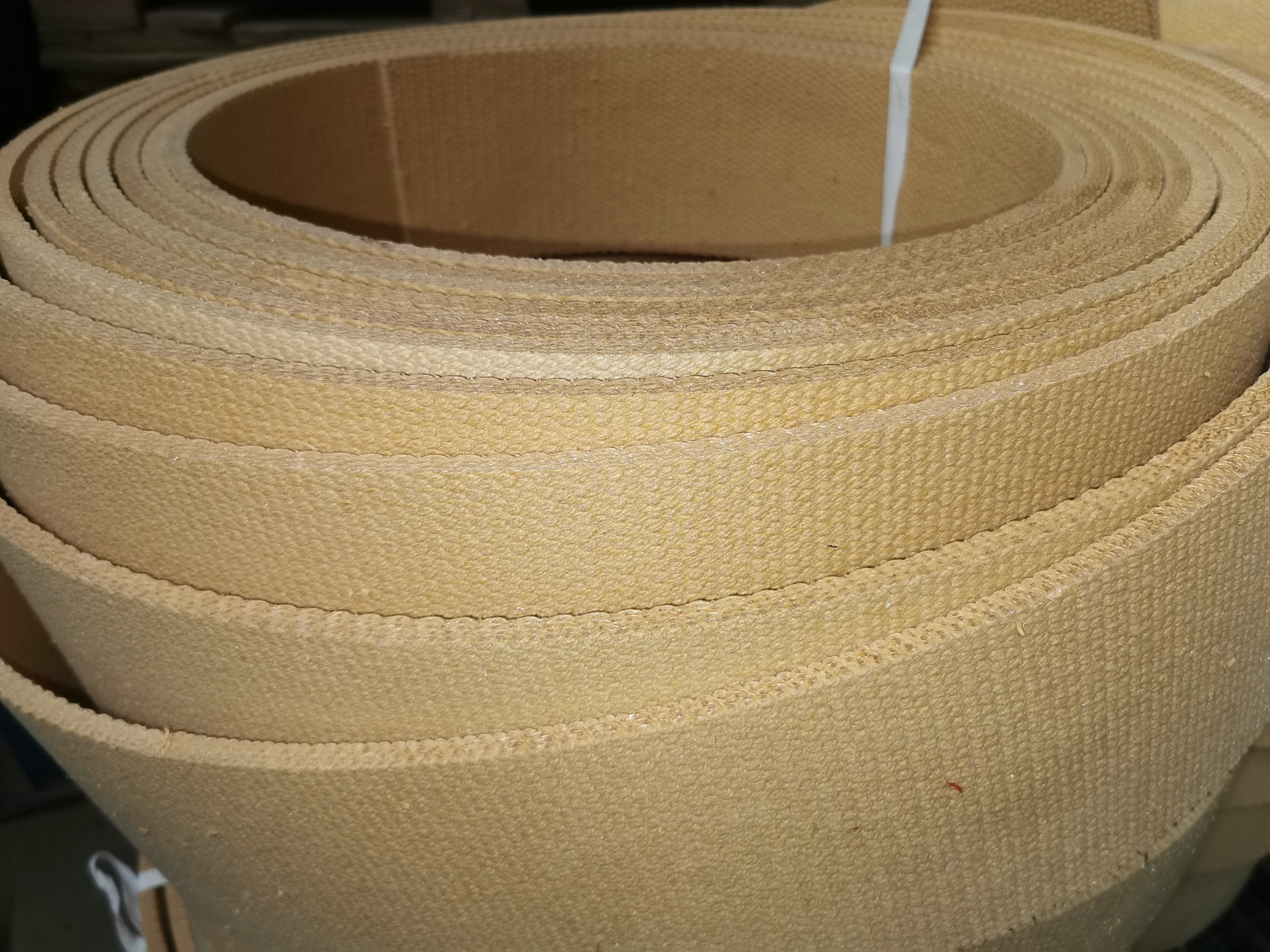 Asbestos Free Woven Mooring Winch Brake Lining Yellow Melamine Resin