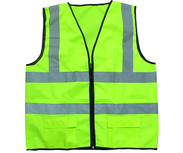 Reflective Traffic Vest 120 Grams Green Safety Vest For Running
