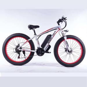 China Smart 26 Inch Bike Full Suspension Electric Mountain Bike LCD Display wholesale