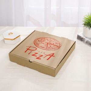 China ISO9000 Grease Resistant Pizza Takeaway Boxes Corrugated Board wholesale