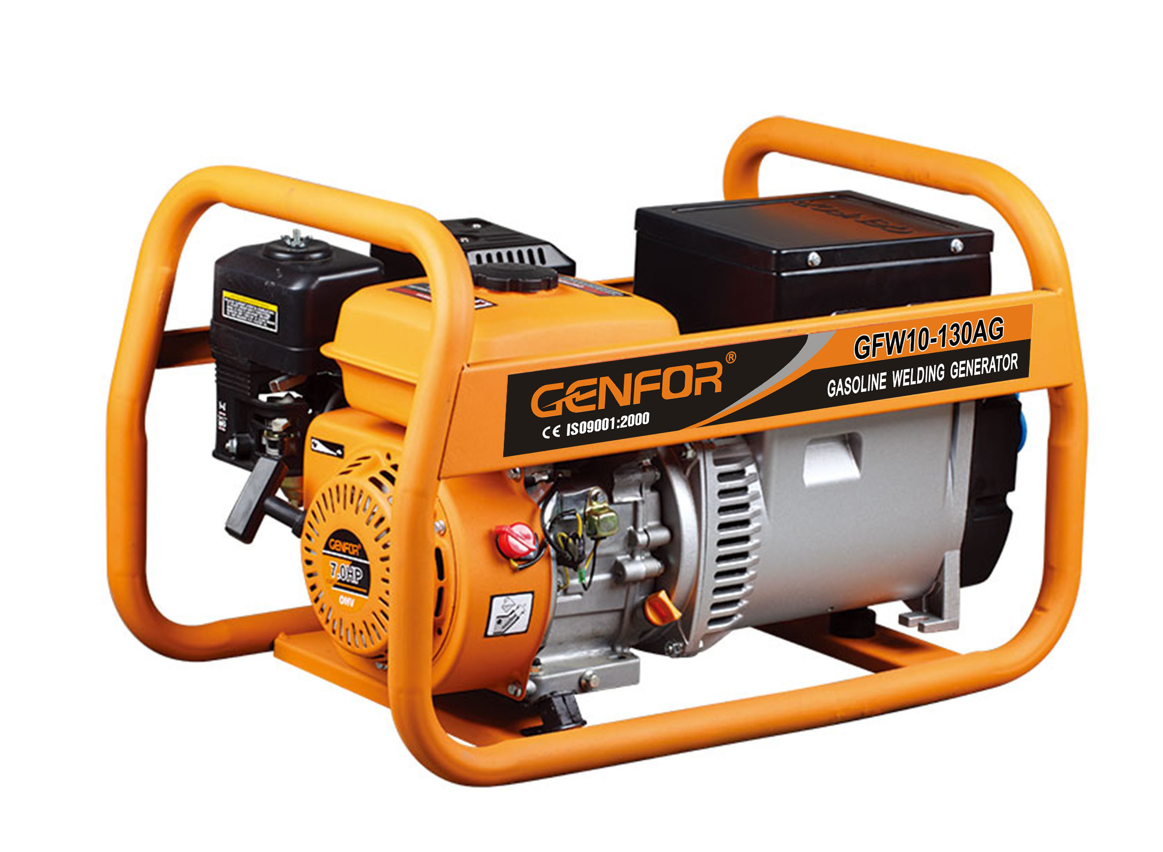 130A 3KW 4 - Stroke Single Phase Generator Gasoline Oil Fuel Type Long Lifetime