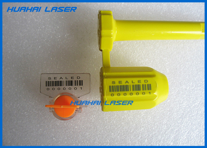 Floor Standing Fiber Laser Marking Machine 30 Watt For Plastic Security Seals / Power Bank