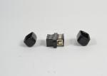 Black MPO Fiber Optic Adapter , High Temperature Stabilization