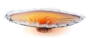 China Customized Glass Crystal Fruit Bowl Large Handmade Craftsmanship wholesale