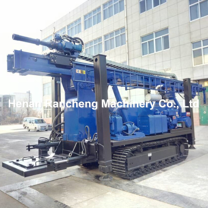 High Rotary Speed Water Well Drilling Equipment 160KW Engine 650m Drilling Depth