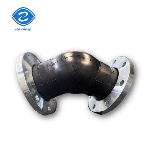 China NBR Material 90 Degree Flexible Rubber Elbow Expansion Joint for High Pressure Testing wholesale