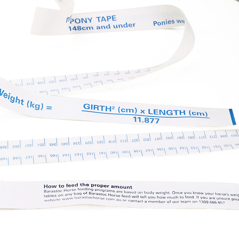 Wintape PVC Fiberglass Livestock Horse Weight Formula Measure Tape，Metric Centimeter Kilogram Horse Measuring Tape