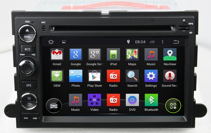Ouchuangbo Car Multimedia Stereo 3G Wifi BT Touch Screen DVD System Android 4.4 for Ford Edge /Fusion /Focus OCB-7014D