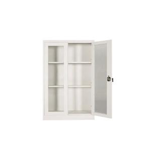 China Laboratory Vessel Storage Two Glass Door Metal Filing Cabinet wholesale