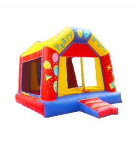 China Large Entrance Inflatable Castles With Two Transparent Windows wholesale
