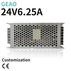 China 24V 6.25A Output DC Switched Mode Power Supply IP20 Protection Grade wholesale
