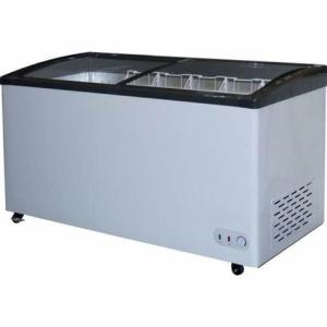 China LED Lighting Glass Top Chest Freezers Flexible Combination With Digital Thermostal wholesale