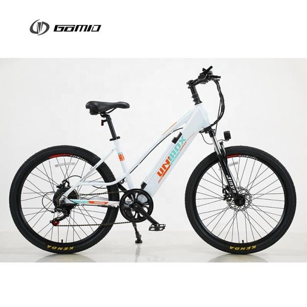 Lightweight Aluminium Alloy Electric Mountain Bicycle With Shimano 6 Speed