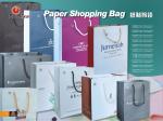 China Custom Logo Printed Paper Shopping Gift Bags wholesale